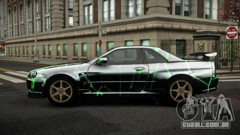 Nissan Skyline R34 Zoelly S8 para GTA 4