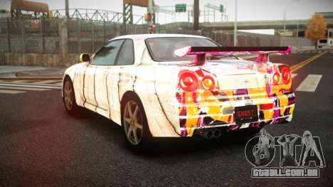 Nissan Skyline R34 Zoelly S7 para GTA 4