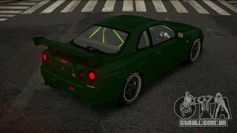 Nissan Skyline R34 Rehge para GTA 4