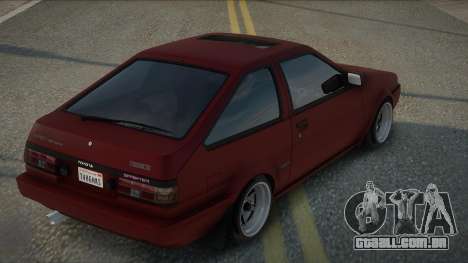 Toyota AE86 Isjelia para GTA San Andreas