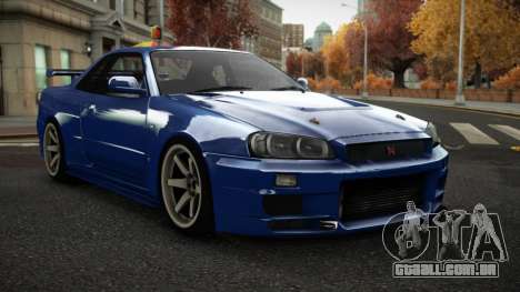 Nissan Skyline R34 Gauyi para GTA 4