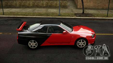 Nissan Skyline R34 Sahunlia S4 para GTA 4
