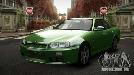 Nissan Skyline R34 Jaduqoz para GTA 4