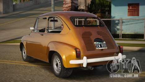 Fiat 600 Mejorado para GTA San Andreas