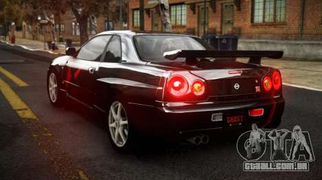 Nissan Skyline R34 Sahunlia S14 para GTA 4
