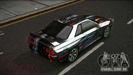 Nissan Skyline R32 Vierolas S6 para GTA 4