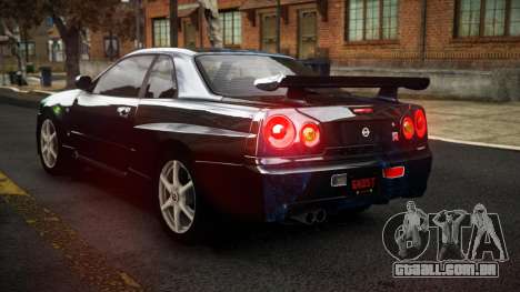 Nissan Skyline R34 Sahunlia S10 para GTA 4