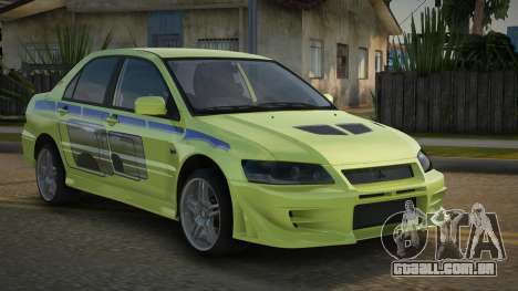 Mitsubishi Lancer Evolution VII Erley para GTA San Andreas