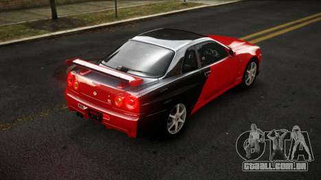 Nissan Skyline R34 Sahunlia S4 para GTA 4