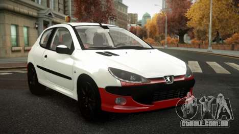 Peugeot 206 Dihinowos para GTA 4