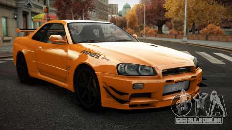 Nissan Skyline R34 Naluxoqof para GTA 4
