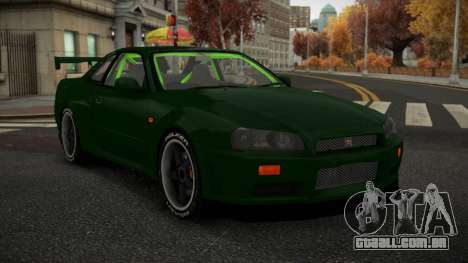 Nissan Skyline R34 Rehge para GTA 4