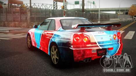 Nissan Skyline R34 Zoelly S10 para GTA 4