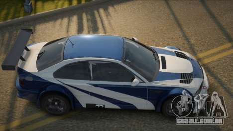 BMW M3 GTR Miceney para GTA San Andreas