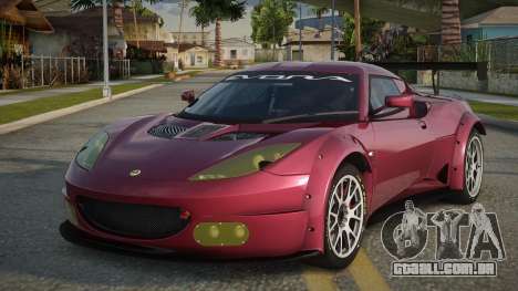 Lotus Evora Seleyen para GTA San Andreas