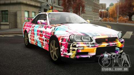 Nissan Skyline R34 Zoelly S7 para GTA 4