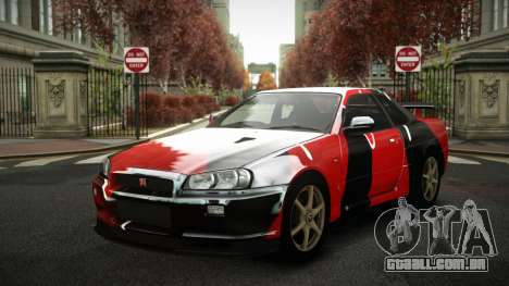 Nissan Skyline R34 Zoelly S11 para GTA 4