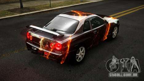 Nissan Skyline R34 Sahunlia S9 para GTA 4