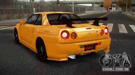 Nissan Skyline R34 Kibkitab para GTA 4