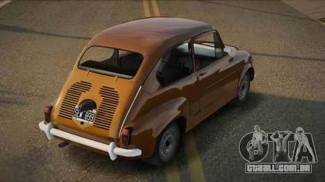 Fiat 600 Mejorado para GTA San Andreas