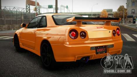 Nissan Skyline R34 Naluxoqof para GTA 4