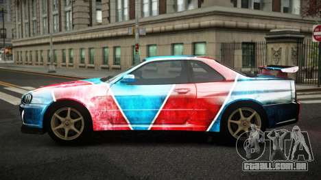 Nissan Skyline R34 Zoelly S10 para GTA 4