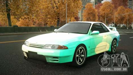 Nissan Skyline R32 Vierolas S8 para GTA 4