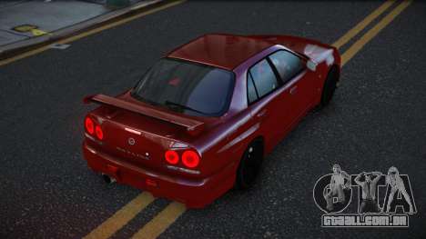 Nissan Skyline R34 Pajlisupi para GTA 4