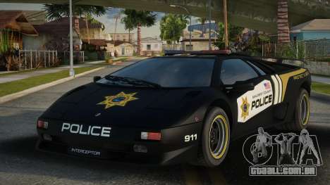 Lamborghini Diablo Police SA para GTA San Andreas