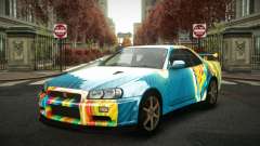 Nissan Skyline R34 Zoelly S6 para GTA 4