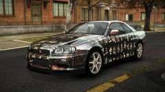 Nissan Skyline R34 Sahunlia S5 para GTA 4
