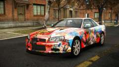 Nissan Skyline R34 Sahunlia S7 para GTA 4