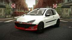 Peugeot 206 Dihinowos para GTA 4