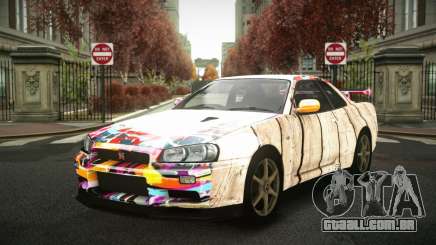Nissan Skyline R34 Zoelly S7 para GTA 4