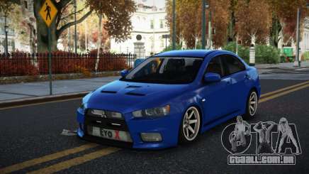 Mitsubishi Lancer Evolution X Bolifa para GTA 4
