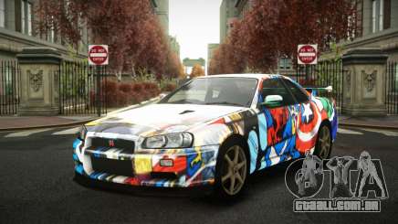 Nissan Skyline R34 Zoelly S12 para GTA 4