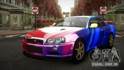 Nissan Skyline R34 Zoelly S4 para GTA 4