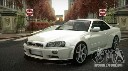 Nissan Skyline R34 Xirwuz para GTA 4