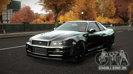 Nissan Skyline R34 Jopunoh para GTA 4