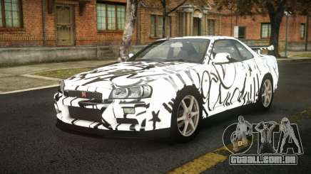 Nissan Skyline R34 Sahunlia S1 para GTA 4