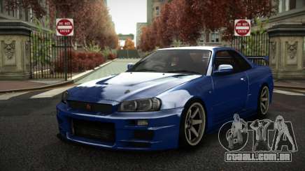Nissan Skyline R34 Gauyi para GTA 4
