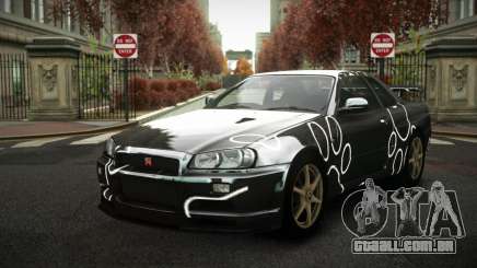 Nissan Skyline R34 Zoelly S5 para GTA 4