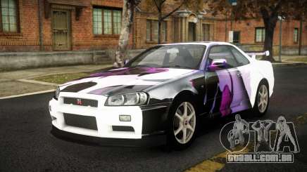 Nissan Skyline R34 Sahunlia S12 para GTA 4