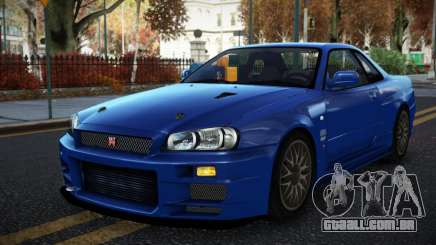 Nissan Skyline R34 Uzat para GTA 4