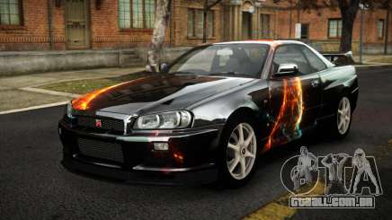 Nissan Skyline R34 Sahunlia S9 para GTA 4