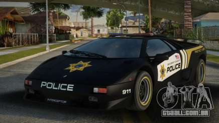 Lamborghini Diablo Police SA para GTA San Andreas
