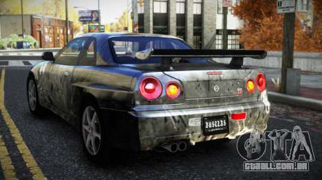 Nissan Skyline R34 Bridy S7 para GTA 4