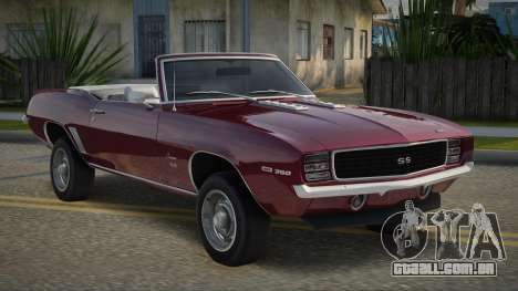 1969 Chevrolet Camaro SS 350 Convertible para GTA San Andreas