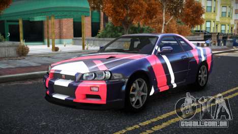 Nissan Skyline R34 Bridy S9 para GTA 4