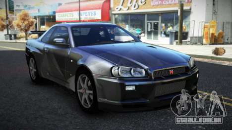 Nissan Skyline R34 Bridy S14 para GTA 4